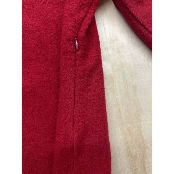 Icelandic Design Womens 100% Wool Zip Sweater Coat Sz L Wool Lined Hidden Pocket - Picture 5 of 8